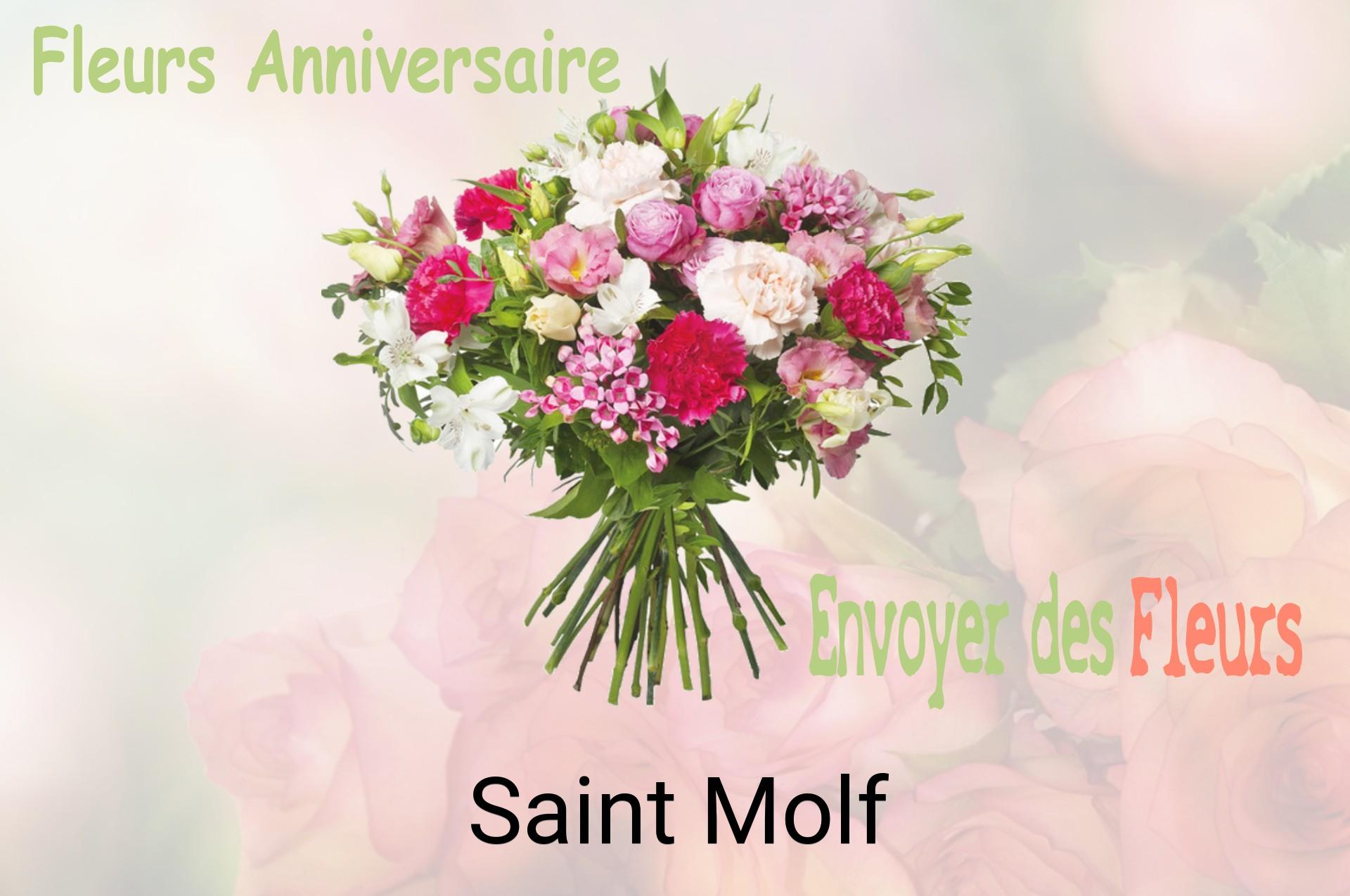 Bouquet de fleurs d’anniversaire livré à Saint-Molf